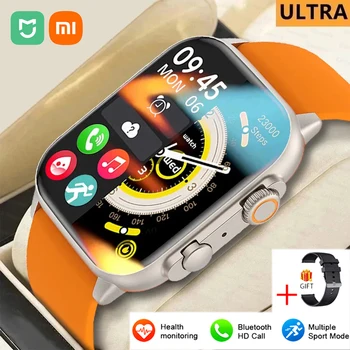 XIAOMI mijia מסך AMOLED Smartwatch תמיד מציג את הזמן Bluetooth לקרוא סדרה 8 גבוה לרענן Rtae גברים Smartwatch שעון ספורט