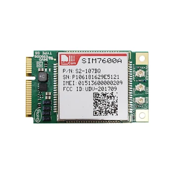 SIMCOM SIM7600A MINI PCIE LTE Cat1 מודול ה-LTE-FDD B2/B4/B12 WCDMA B2/B5 מתאים LTE GSM UMTS רשתות עם כיסוי הגלובלי