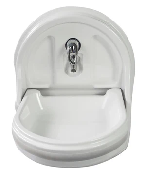 הקרוואן קיפול כיור אקרילי מודרני מינימליסטי לחסוך מקום הכיור בחדר האמבטיה Withdrainer אביזרים