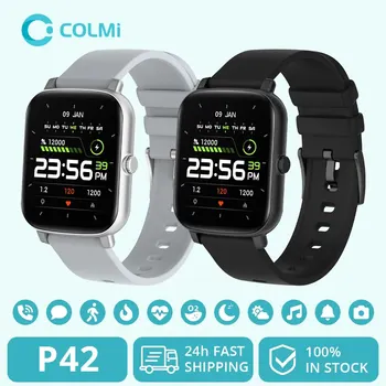 COLMI P42 Bluetooth שיחה Smartwatch לגברים מסך HD ספורט כושר לצפות IP68, עמיד למים שעון חכם עבור IOS אנדרואיד הטלפון