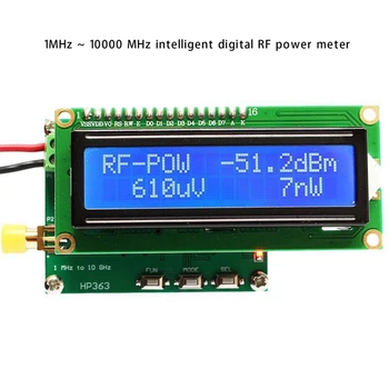 חכמה דיגיטלית RF כוח מטר 1Mhz עד 10Ghz -50 עד 0Dbm האות מכשיר מדידה מודול להגדיר הנחתה ערך עמיד ירוק