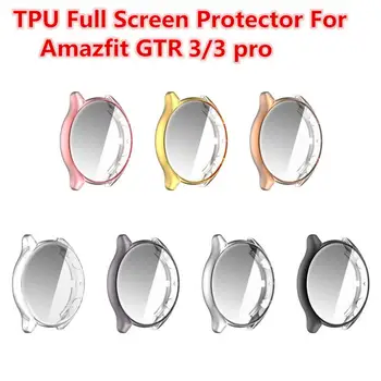 מלאה, מגן מסך עבור Amazfit GTR 3 מקרה Smartwatch סיליקון כיסוי מגן עבור Amazfit GTR3/2/2e מקרה פגוש פגז