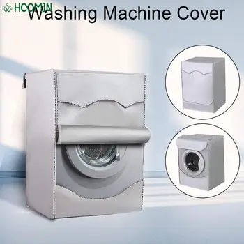 קרם הגנה הביתה אחסון מקרה עמיד למים מכונת כביסה הכיסוי הקדמי עומס הכביסה מייבש מכסה Dustproof מכונת כביסה כיסוי