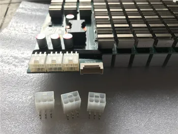50pcs 6pin הזווית הנכונה מחבר חוט PCB לוח כורה Antminer S9 Z9 L3+ T9+ D3 X3 Innosilicon A9 A8+ Ebit