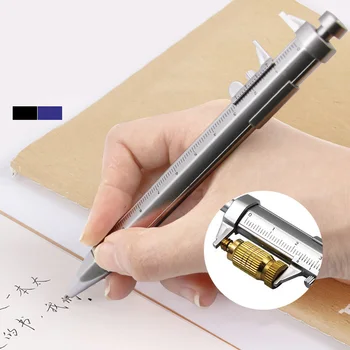 תכליתי Caliper עט כדורי ג ' ל עט-דיו Vernier Caliper רולר בעט כדור נייר מכתבים 0-100mm Vernier Caliper כלים