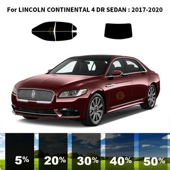 Precut nanoceramics המכונית UV גוון חלון ערכת רכב חלון הסרט לינקולן קונטיננטל 4 ד 