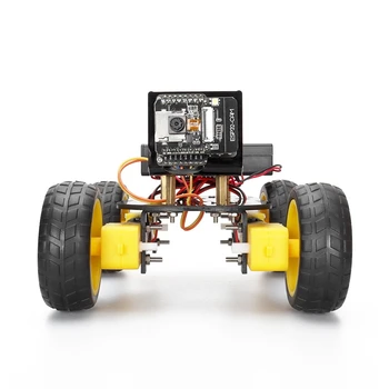 DIY רכב חכם רובוט ערכת עבור Arduino 4WD Wifi ESP32 קאם דולי ערכת הרכבה קלה עם ערכת מצלמה