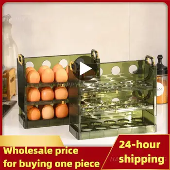 ביצה תיבת אחסון המקרר ארגונית מיכלי מזון ביצים טריות-שמירה מקרה מחזיק מגש מתקן כלי מטבח תיבות אחסון