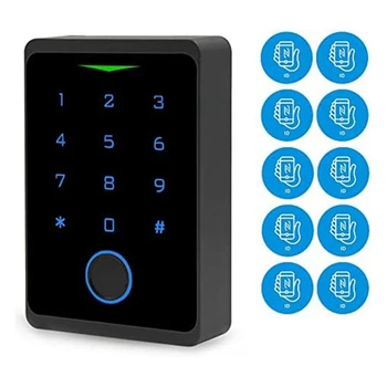 Wifi לוח מקשים בקרת גישה,טביעת אצבע Controler,125Khz כרטיס,לנעול את הדלת פותחן, אפליקציה הדלת לוח מקשים,שלט רחוק נעילת דלת