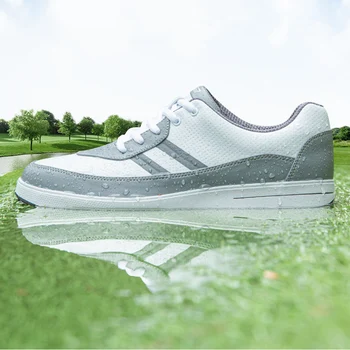 PGM גברים נעלי גולף אנטי להחליק נוח גולף נעלי ספורט עמיד למים חיצוני ספורט פנאי מאמנים רך גולף נעלי ספורט XZ299